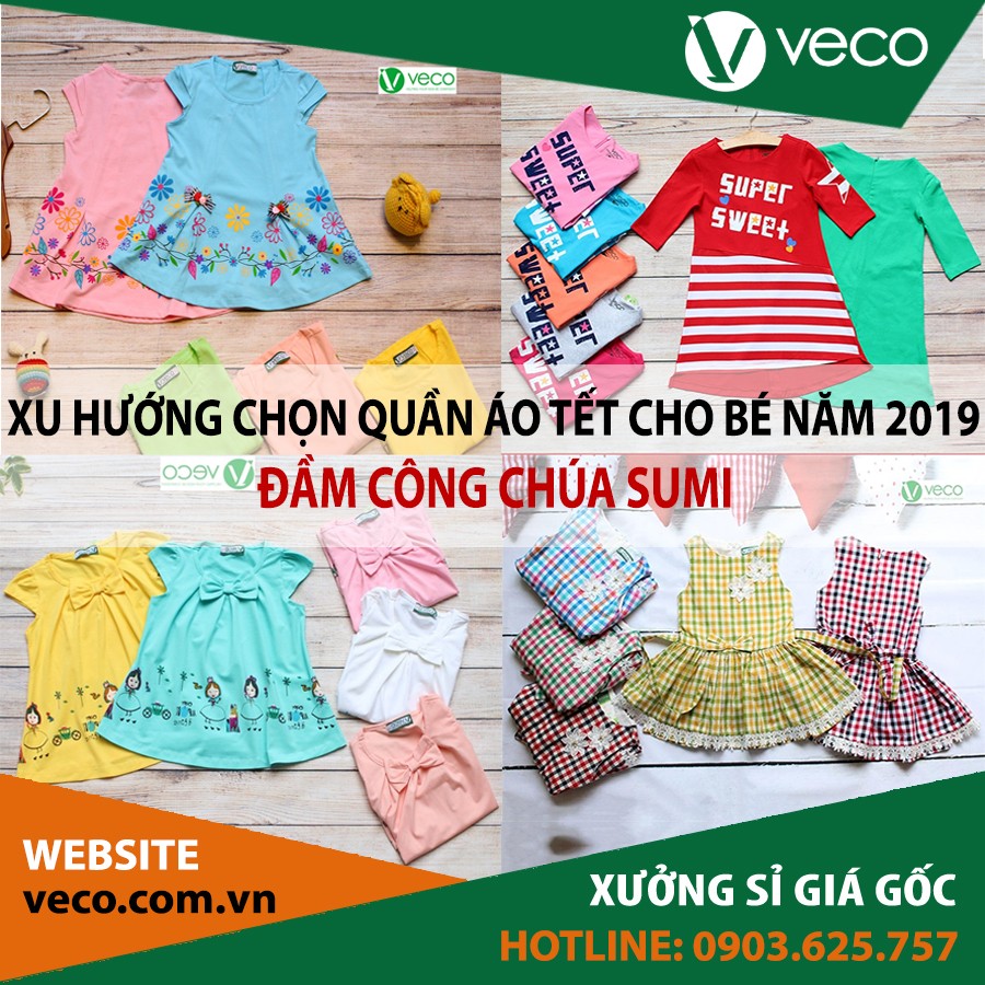 Xu hướng chọn quần áo Tết cho bé năm 2019 là kinh doanh quần áo trẻ em xuất khẩu cao cấp Veco